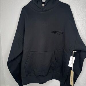 Essentials Black Hoodie BRAND NEW !!!!